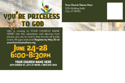 Custom VBS Postcards - Treasured VBS