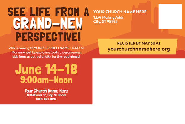 Custom VBS Postcards - Monumental VBS