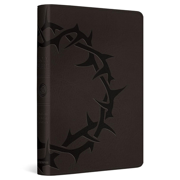 ESV Compact Bible (TruTone, Charcoal, Crown Design) - Case of 36