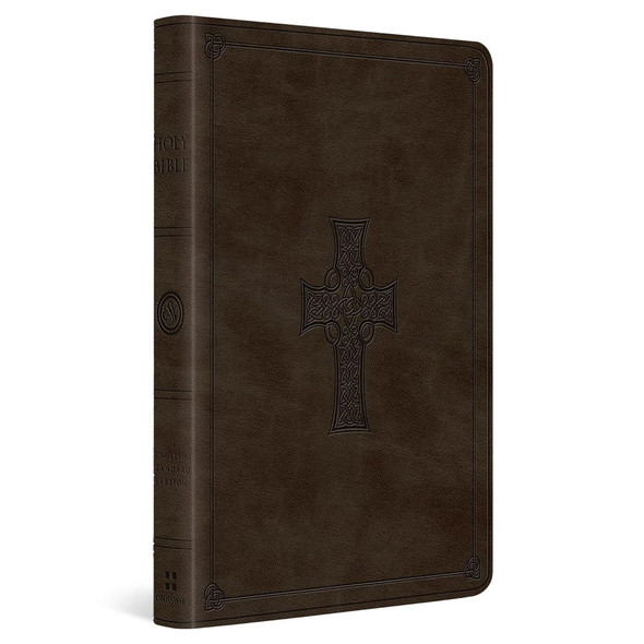 ESV Large Print Value Thinline Bible (TruTone, Olive, Celtic Cross Design) - Case of 16