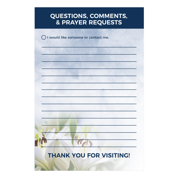 Customizable Easter Connection Cards - Crown Him - 5x3 Printed Size