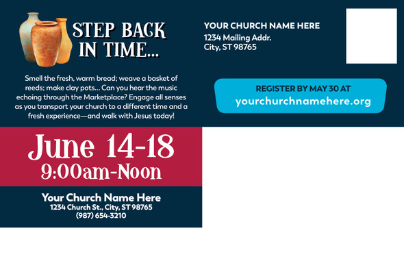Custom VBS Postcards - Jerusalem Marketplace VBS - PCJEM001