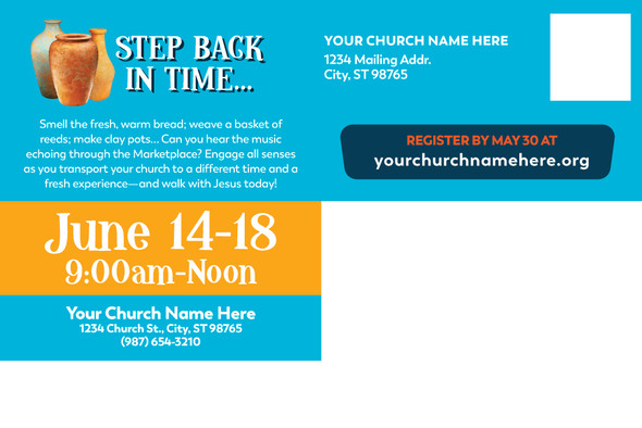 Custom VBS Postcards - Jerusalem Marketplace VBS - PCJEM002