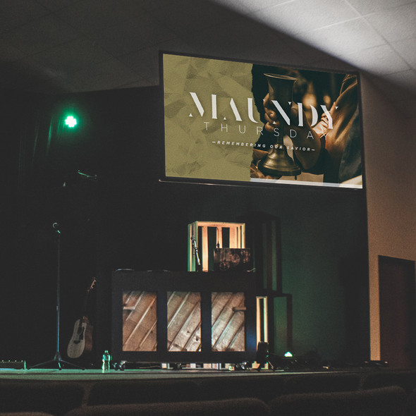 MAUNDY THURSDAY Remembering our Savior: Title Graphics