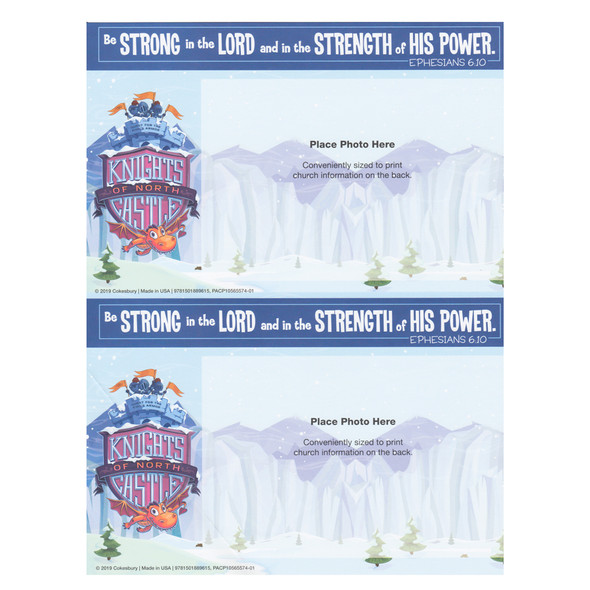 Follow-Up Photo Frames (Pack of 48) - Knights of North Castle VBS 2020 by Cokesbury