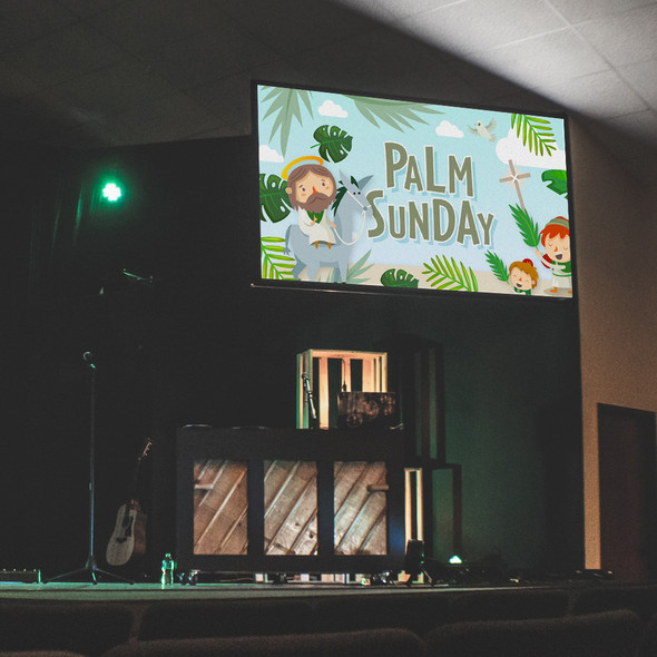Palm Sunday - Title Graphics - Church Media