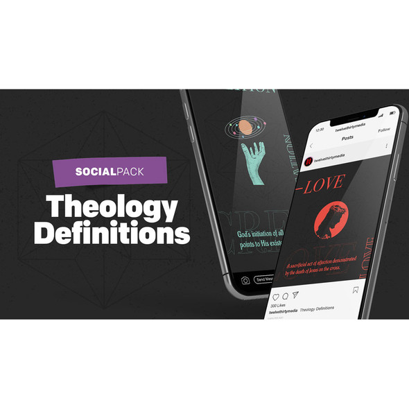 Theology Definitions - Social Pack - Church Media
