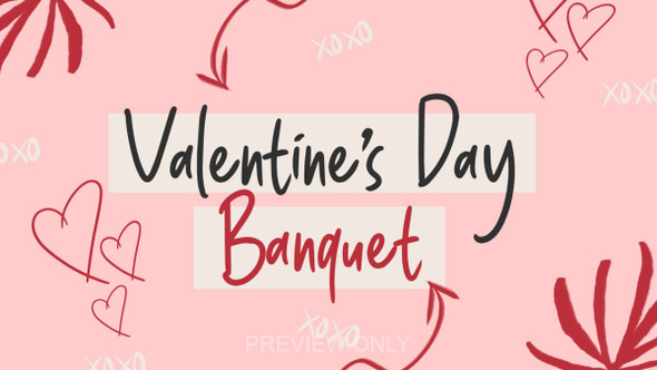 Valentine's Day Banquet 2: title Graphics