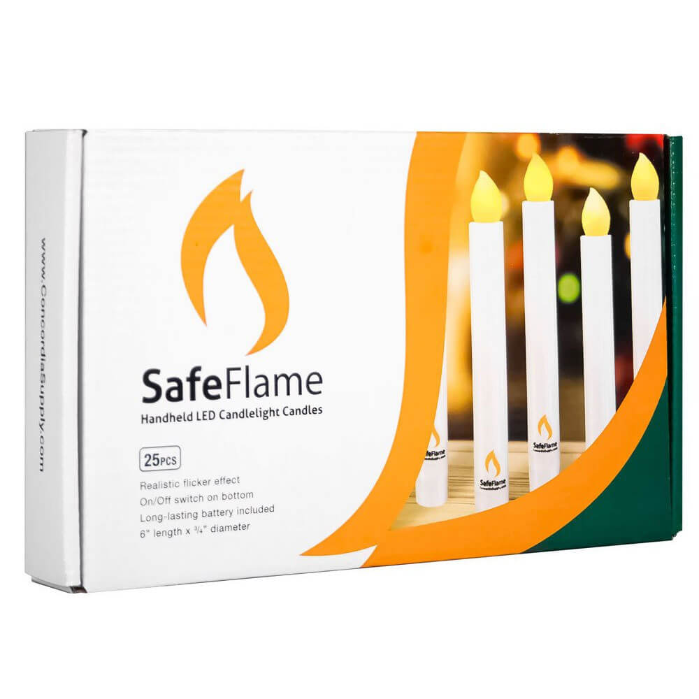 SafeFlame Handheld LED Candlelight Candles