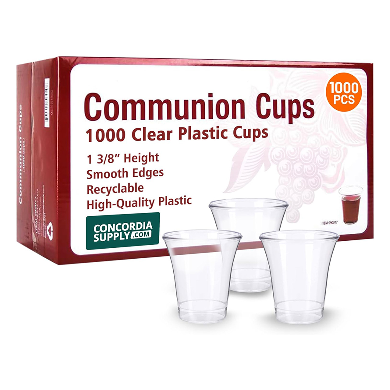 Plastic Communion Cups | Recyclable Communion Cups | Concordia Supply