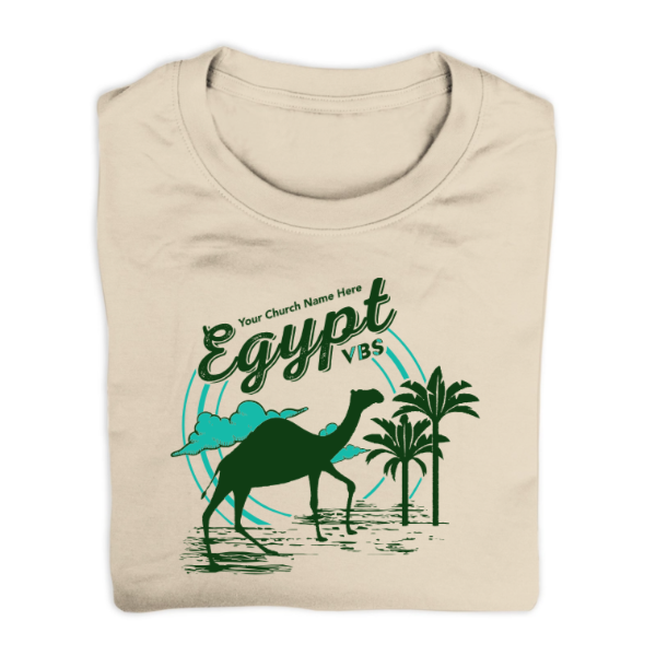 Egypt VBS Custom T-Shirt - Two Color Design with Desert Camel