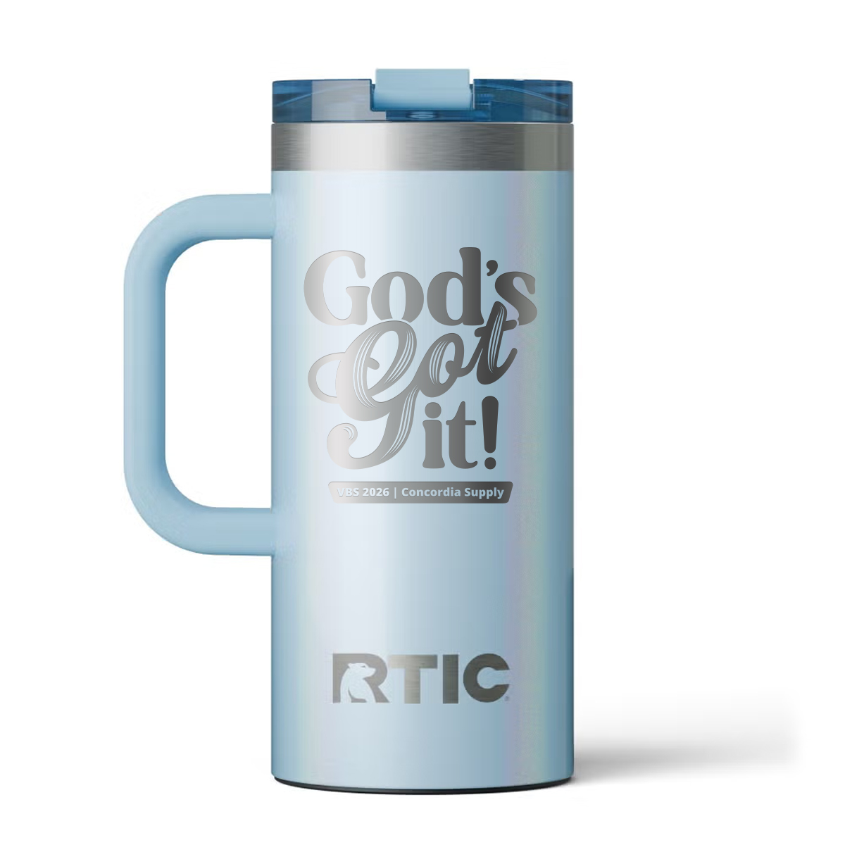 VBS 2026 Edition Gift: 16oz Travel Mug - Ice Glitter - Concordia