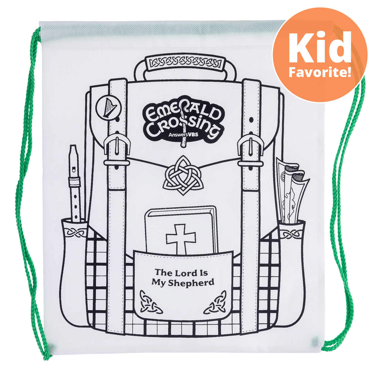 Fabric Backpack (Pack of 10) - 11 in. x 14 in. - Day 1 Craft