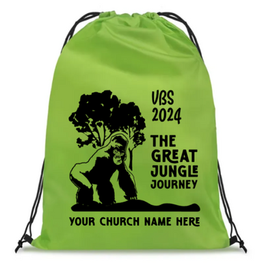 Easy Custom VBS Drawstring Bag - Personalize in Real Time - Great