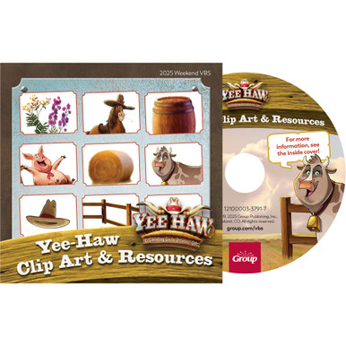 Clip Art & Resources CD - VBS Director Must-Have - Yee-Haw VBS