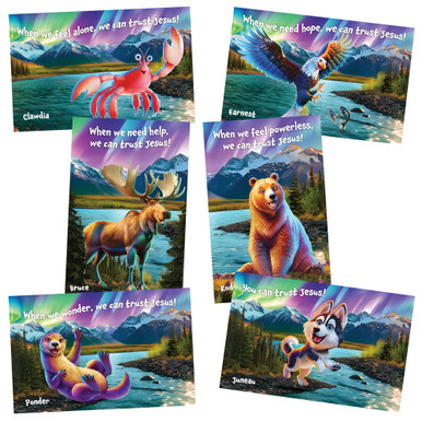 True North Bible Point Posters (set of 6) (22" x 34") - Needed for Sing