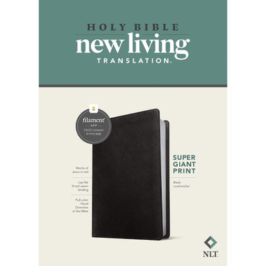 NLT Super Giant Print Bible, Filament Enabled (Imitation Leather