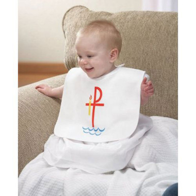BAPTISMAL BIB W/VELCRO (Pack of 6) - Concordia Supply