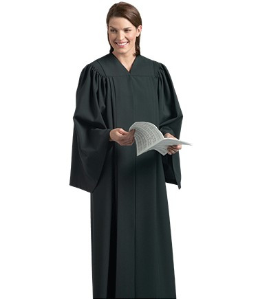 Choir Robe Tempo - Black Viva