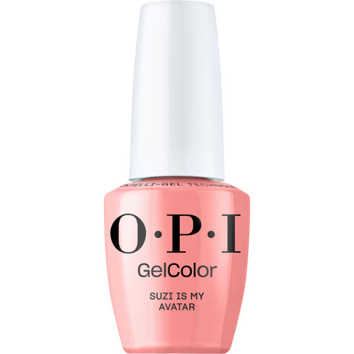 OPI GelColor Suzi is My Avatar | Opaque Warm Pastel Blush-Nude Crème LED Cure Gel Nail Polish | Salon-Quality Shine, Long-Lasting Wear | 0.5 Fl Oz