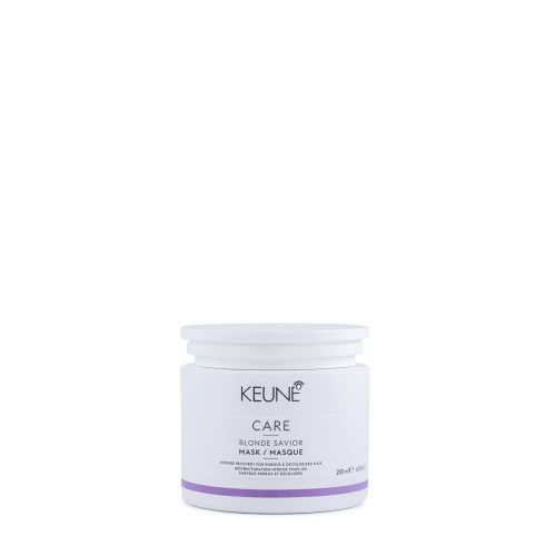 Keune Care Blonde Savior Mask, Intensive Repair & Moisturizing Treatment for Blonde & Bleached Hair, 6.8 Fl Oz