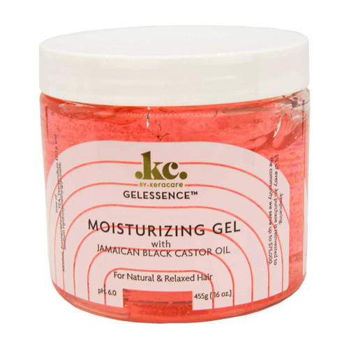 KeraCare GelEssence Moisturizing Gel - 16 ounce - with Jamaican Black Castor Oil - 55.1% Moisture Increase - Adds Shine - Flake Free - Vegan & Cruelty-Free