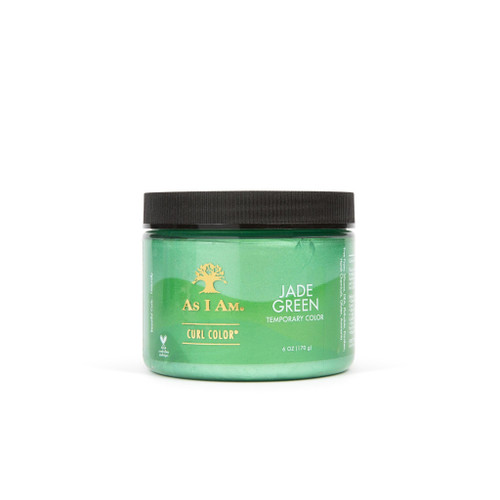 As I Am Curl Color - Jade Green - 6 ounce - Color & Curling Gel - Temporary Color - Medium Hold - Vegan & Cruelty Free