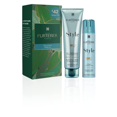 René Furterer STYLE Finishing Spray - Instantly Sets and Holds Hair - With Moisturizing Jojoba Extract - For All Hair Types - Vegan & Silicone-Free