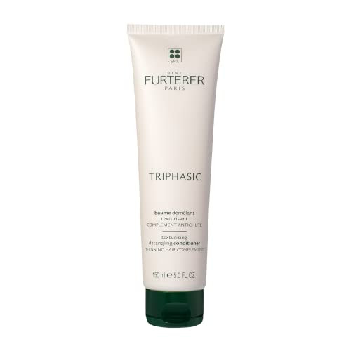 Rene Furterer Triphasic Texturizing Conditioner - Strengthens Hair and Increases Volume for Men and Women with Thinning Hair - Plant-Based Formula - Sulfate, Paraben, Silicone-Free - 5 fl. oz.