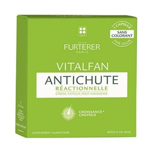 Rene Furterer VITALFAN Reactional Dietary Supplement - Sudden & Temporary Hair Thinning - Postpartum - Stress - Plant-Based