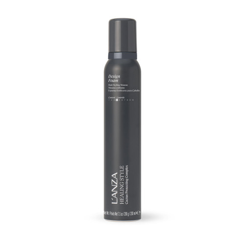 L'ANZA Healing Style Design Foam with Low Hold Effect, Boosts Shine and Adds Body, With UV and Heat Protection to Prevent Sun and Styling Damage (7.1 Fl Oz)
