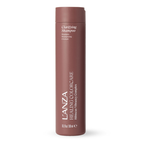 L'ANZA Healing Colorcare Clarifying Shampoo Color-Safe Hair Detox Shampoo, Removes Buildup, Purifies Scalp, Moisturizing, Restores Softness, Adds Shine, Gentle Cleanse, Sulfate Free (10.1 Fl Oz)
