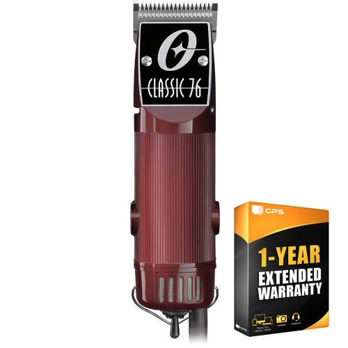 Oster Classic 76 Universal Motor Clipper (076076-010-003) w/Detachable #000 & #1 Blade Red