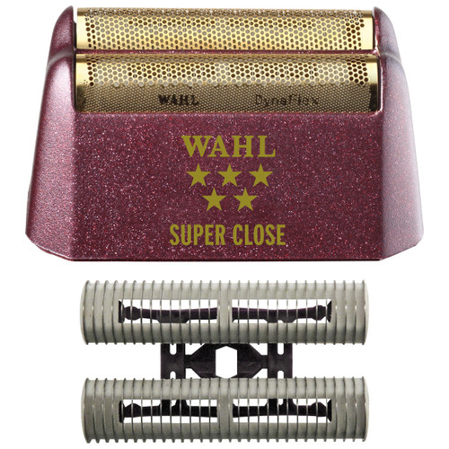 Wahl Professional 5 Star Series Shaver Shaper Replacement Foil & Cutter Bar Assembly, Super Close, Gold
