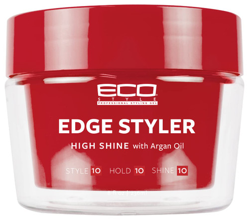 Eco Style Professional Styling Gel Edge Styler High Shine With Argan Oil 8 Fl Oz (Pack of 1)