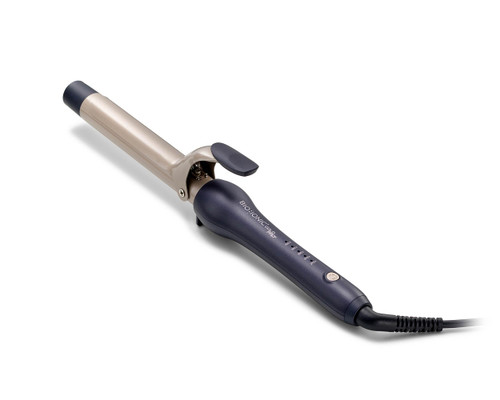 Bio Ionic GoldPro 1" Curling Iron, Blue, Moisturising Heat & 24K Gold MX, New & Improved 15% Longer Barrel Ceramic Curling Iron, Adjustable Heat, Versatile Hair Styling Wand for Long-Lasting Curls
