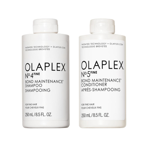 Bundle of Olaplex No.4FINE Bond Maintenance® Shampoo, Ultra-light(8.5 Fl Oz) + Olaplex Nº.5FINE Bond Maintenance® Conditioner (8.5 Fl Oz)