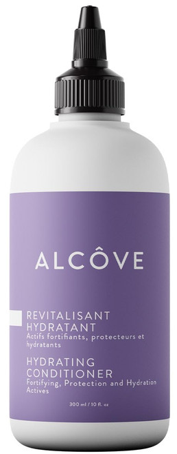 Alcôve - Hydrating Conditioner - Moisturizing & Nourishing - Helps hydrate Damaged Hair - Anti-frizz properties - Lightweight Formula - Made with Argan Oil - Color Safe - Sulfate Free - Vegan - 300ml