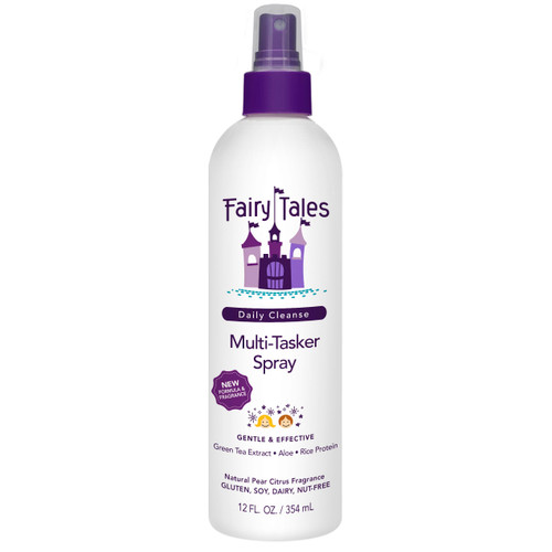 Fairy Tales Daily Cleanse Everyday Kids Conditioner Spray - Gentle Defining Leave in Conditioner Spray, Tangle Free, Moisturizing and Hydrating, Clean and Natural Ingredients- Paraben Free - 12 oz.