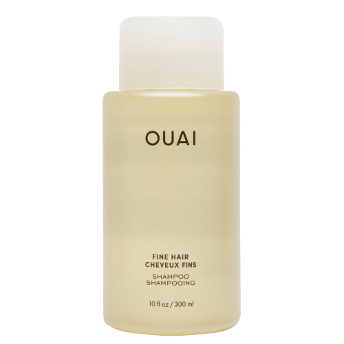 OUAI Fine Hair Shampoo - Volumizing Shampoo for Fine, Flat Strands - Made with Biotin, Keratin & Chia Seed Oil - Strengthens, Nourishes & Thickens - Color-Safe & Sulfate Free Hair Care (10 Fl oz)