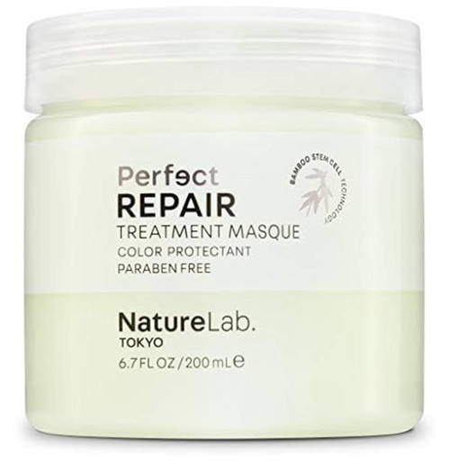 NatureLab.TOKYO Perfect Repair Treatment Masque: Heat and Color Protection, Hair Mask Treatment to Strengthen and Repair Dull, Damaged, Brittle Hair I 6.7 FL OZ / 200ml