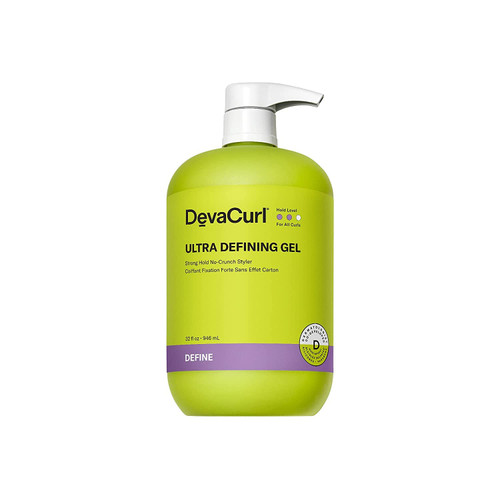 DevaCurl Ultra Defining Gel Strong Hold Non-Crunch Styler, Bright Breeze, 32 fl. oz