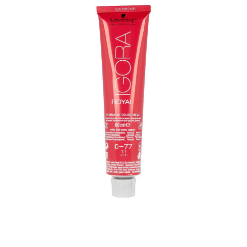 Schwarzkopf Igora Royal 0-77 Permanent Color Copper Concentrate 2 Ounce 60 Milliliters