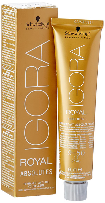 Schwarzkopf Igora Royal Permanent Hair Color Absolutes 2oz/60ml (9-50)