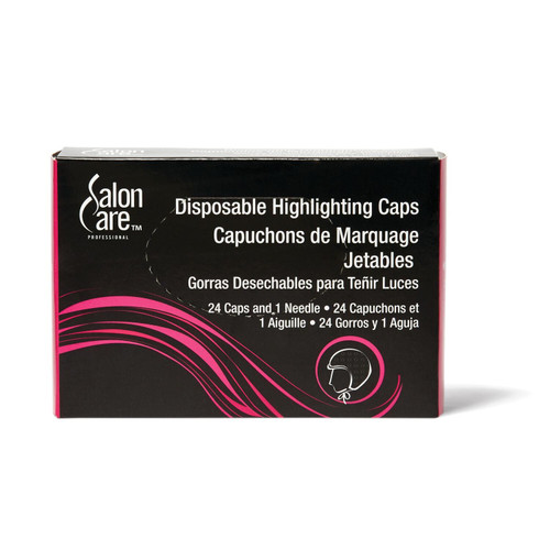 Salon Care Disposable Highlighting Cap, easy and convenient, includes Iron Needle