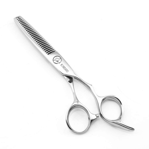 Hair Thinning Scissors 5.75 Inch Hair Shears Professional Barber Scissors Sharp Hair Thinning Shears Convex Razor Edge 440c KINSARO for Hairdresser Barbershop or Home Use