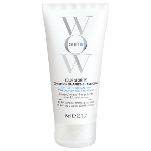 COLOR WOW Color Security Conditioner Fine-to-Normal, 2.5 fl oz – Weightless hydration for fine, thin, fragile hair, Detangles, nourishes + adds shine with Argan Oil, Color safe, Heat protection