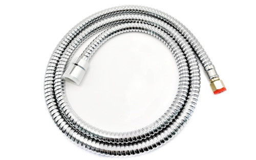 Socila Professional Stainless Steel Shampoo Bowl Hose - 1/2" Thread Sprayer Head to 1/4" Thread Water Pipe for Barber Shop & Salon Sink Replacement Part for Faucet and Sprayer