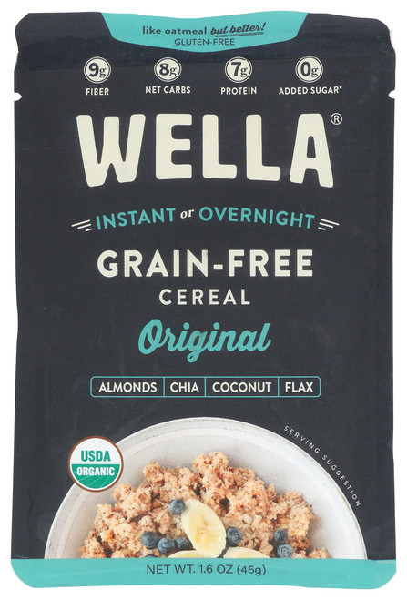Wella, Cereal Grain Free Original Single Organic, 1.6 Ounce