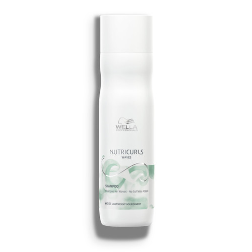 Wella Professionals Nutricurls Shampoo for Waves | Nourish and Define Waves & Curls | Formulated Without Sulfates | 8.4 Fl Oz